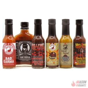 coffret de 6 sauces piquantes