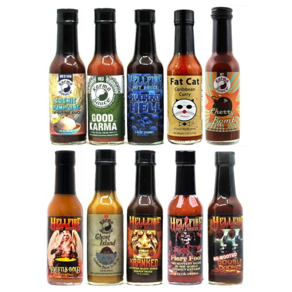 Coffret Xtreme de sauce piquante