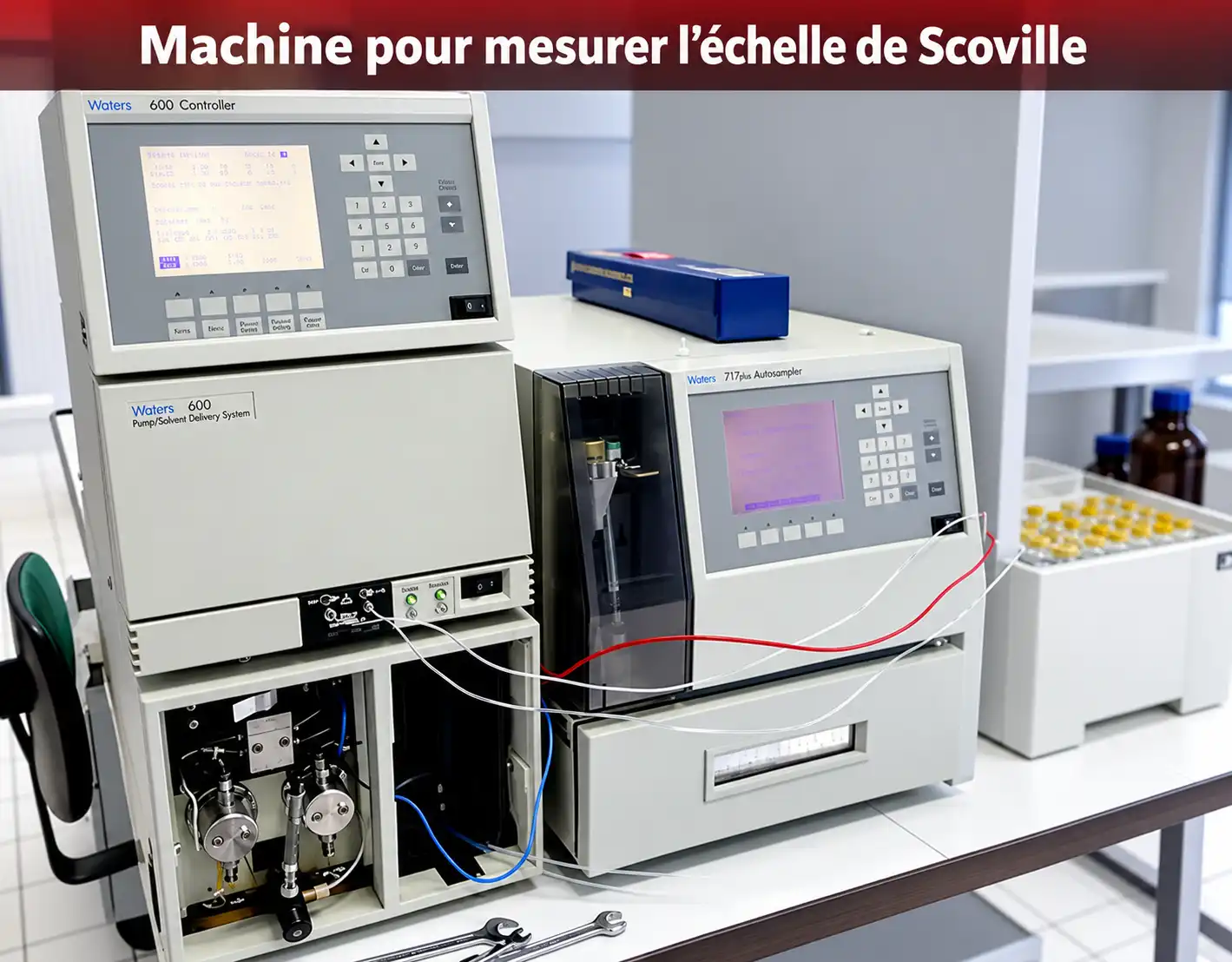 machine qui mesure l'échelle de Scoville des piments et des sauces