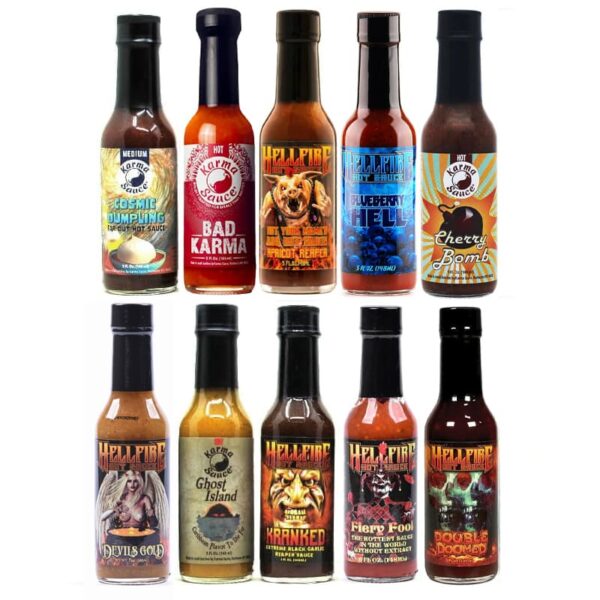 Coffret Xtreme de sauce piquante