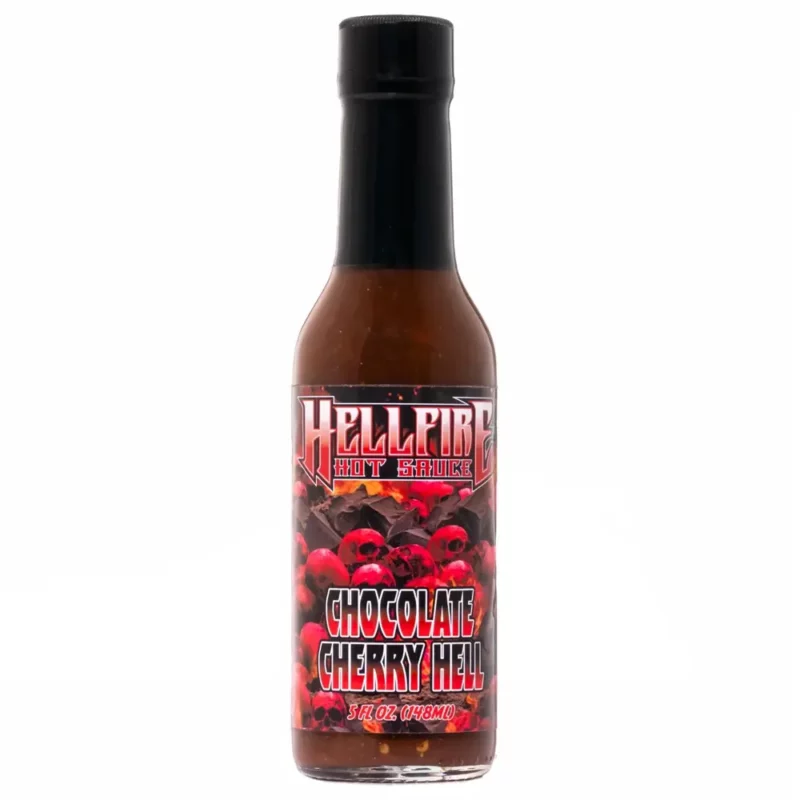 sauce piquanqe gout chocolate et cerise cherry hell fire
