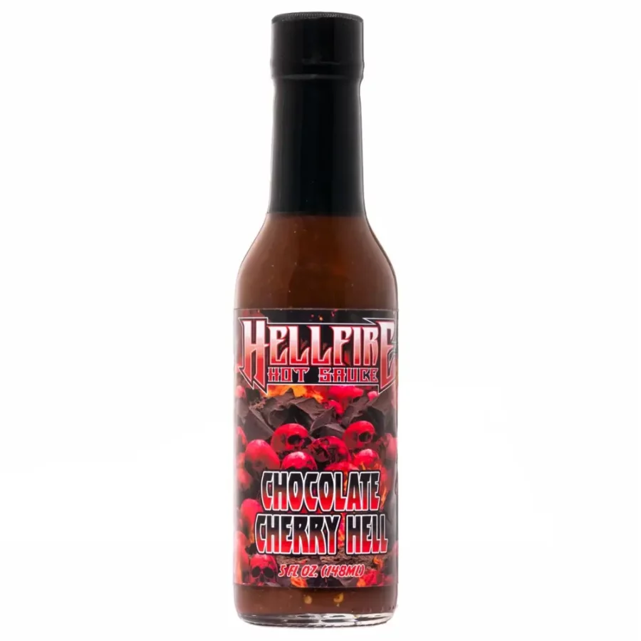 sauce piquanqe gout chocolate et cerise cherry hell fire
