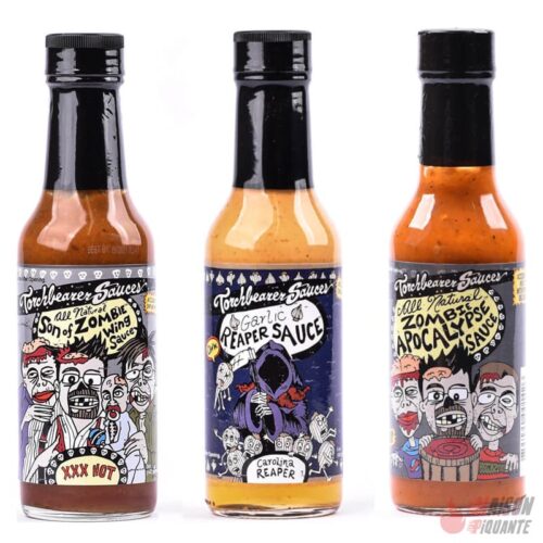 best seller 3 sauces piquantes torchbearer en coffret