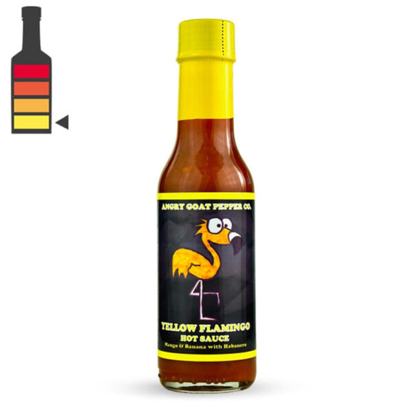 Sauce Yellow Flamingo Angry Goat Mangue Banane saveur d’Été