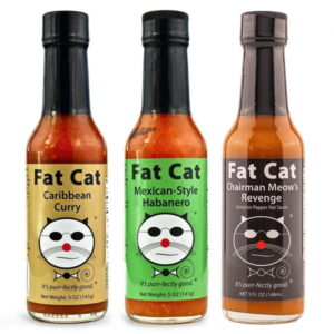 coffret sauces piquantes hot ones fat cat