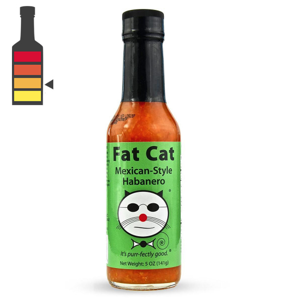 sauce piquante mexicaine Habanero Mexican Style Fat Cat Verte