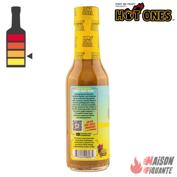 Sauce Los Calientes Verde by Hot Ones USA et Heatonist