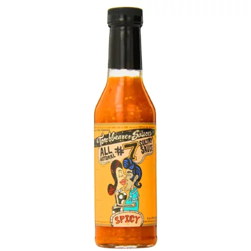 Sauce All natural Sultry Sauce numero 7 de Chez Torchbearer saveur carotte oignons a base d’ingrédient naturel