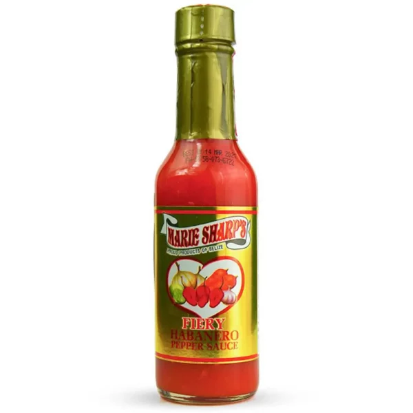 Sauce antillaise Fiery Hot Habanero Marie Sharp's elle offre une intensité de 45 000 SHU