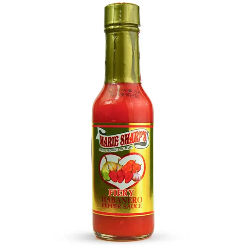 Sauce antillaise Fiery Hot Habanero Marie Sharp's elle offre une intensité de 45 000 SHU