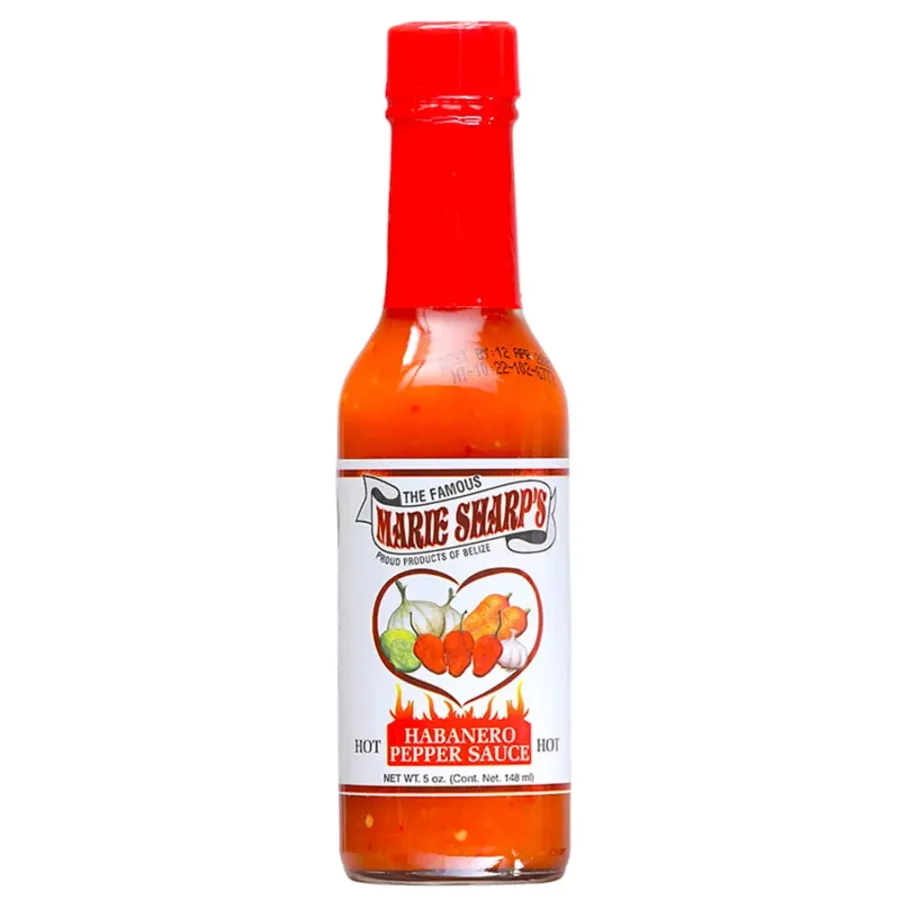 Sauce Hot Habanero Marie Sharp's avec piment Habanero rouge