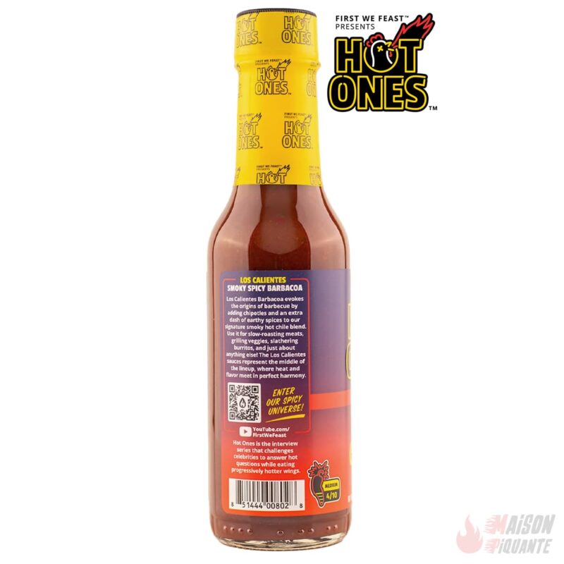 Sauce pimentée Los Calientes Barbacoa by Hot Ones® US et Heatonist