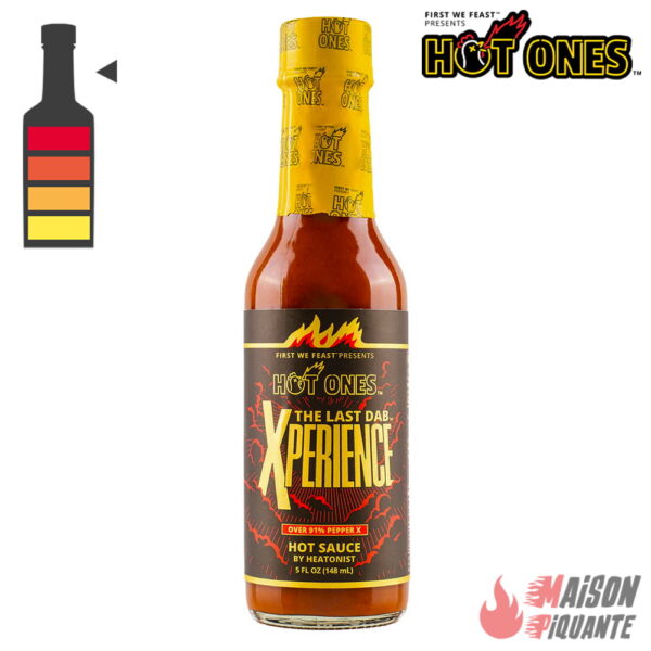 Sauce The Last Dab Xperience by Hot Ones® USA et Heatonist a base du pepperX