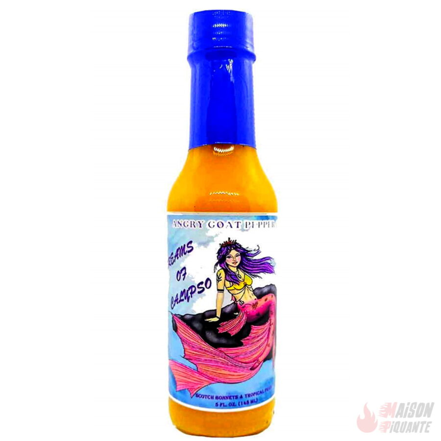 Sauce piquante Dream of Calypso Hot Sauce Angry Goat Pepper Co