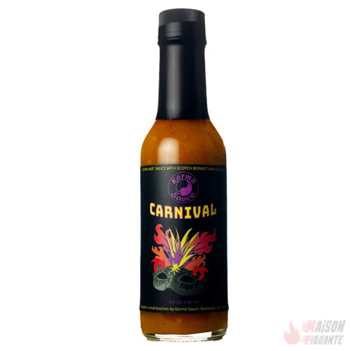 sauce Carnival de la marque Karma est conçue à base d'ingrédients frais et naturels.