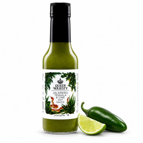 sauce queen majesty verte avec le serpent Tequila Lime