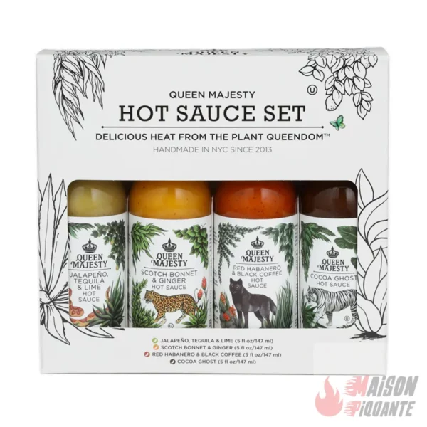 sauce de la plus forte a la moins forte queen majesty