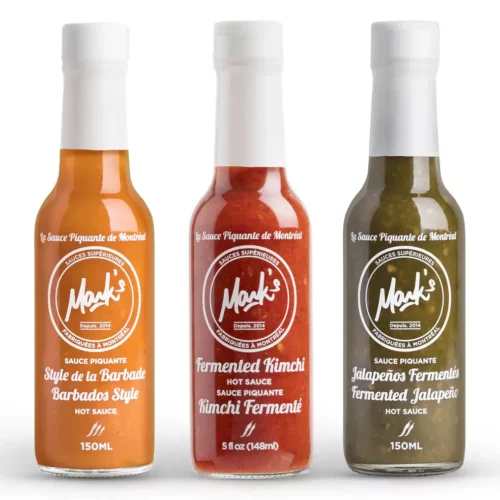 Pack de 3 sauces Mark’s du monde Artisanales