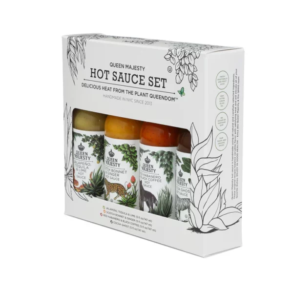 pack de 4 sauces hotr one de la marque queen majesty