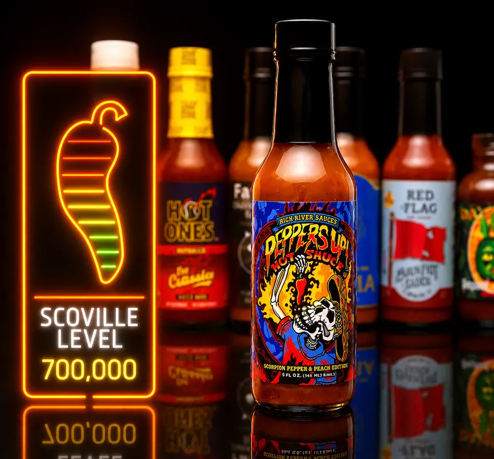 sauce a la myrtille de hot ones très forte
