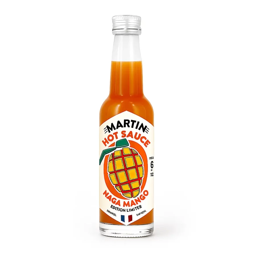 Sauce Martin Naga Mango Édition limitée saveur mangue