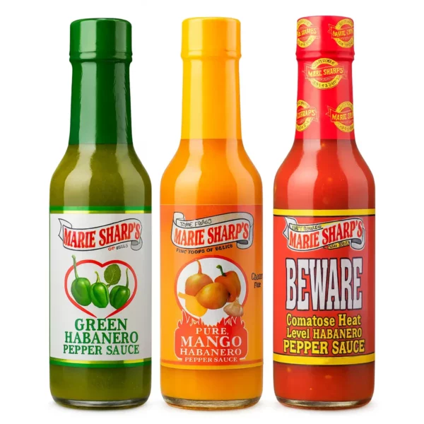 coffret de sauce type hot ones marie sharp's