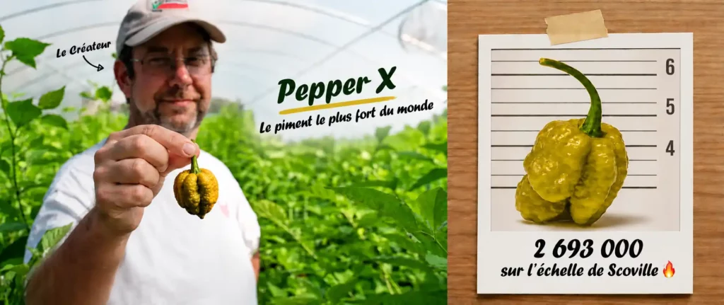 le pepper x est le piment le plus fort du monde