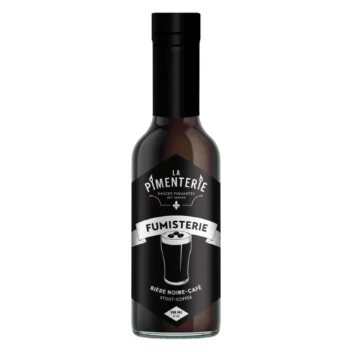 sauce pimentée au café et a la bière la pimenterie fumisterie est forte