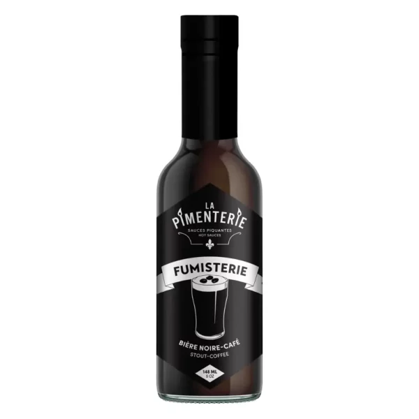 sauce pimentée au café et a la bière la pimenterie fumisterie est forte