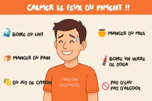 comment calmer le feux du piment