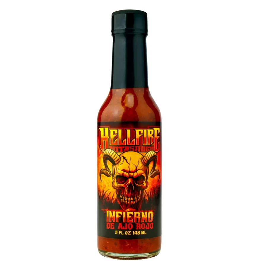 Sauce Infierno De Ajo Rojo HellFire a base de Tomates Séchées et rôties