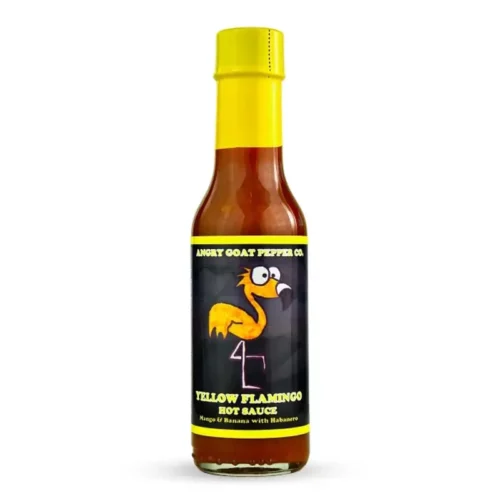 Sauce Yellow Flamingo Angry Goat Mangue Banane saveur d’Été