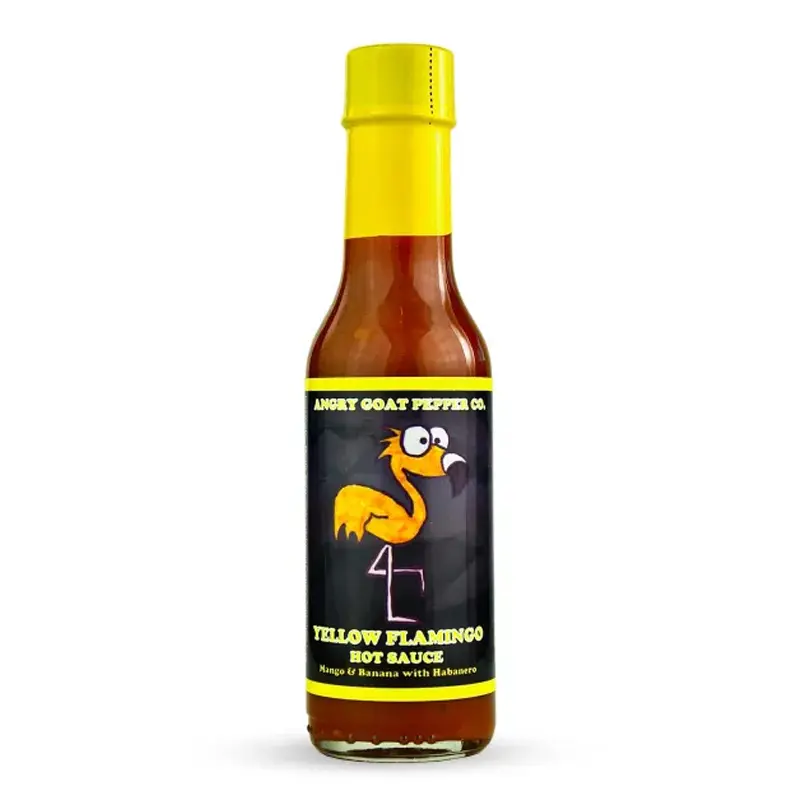Sauce Yellow Flamingo Angry Goat Mangue Banane saveur d’Été