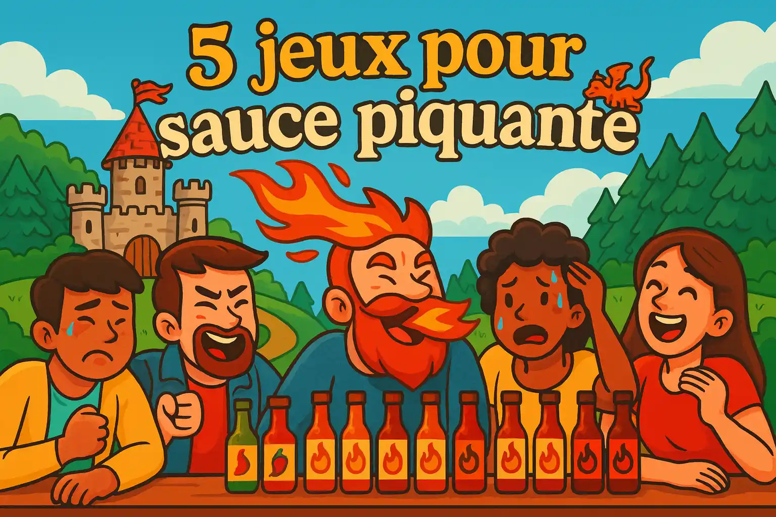 5 jeux a faire avec des sauces piquantes