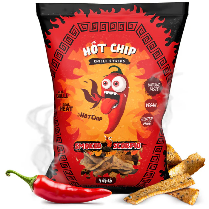 chips piquantes au piment scorpion