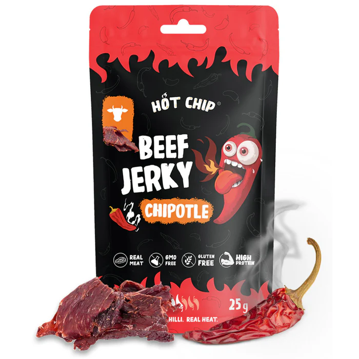 Hot Chip Beef Jerky Chipotle