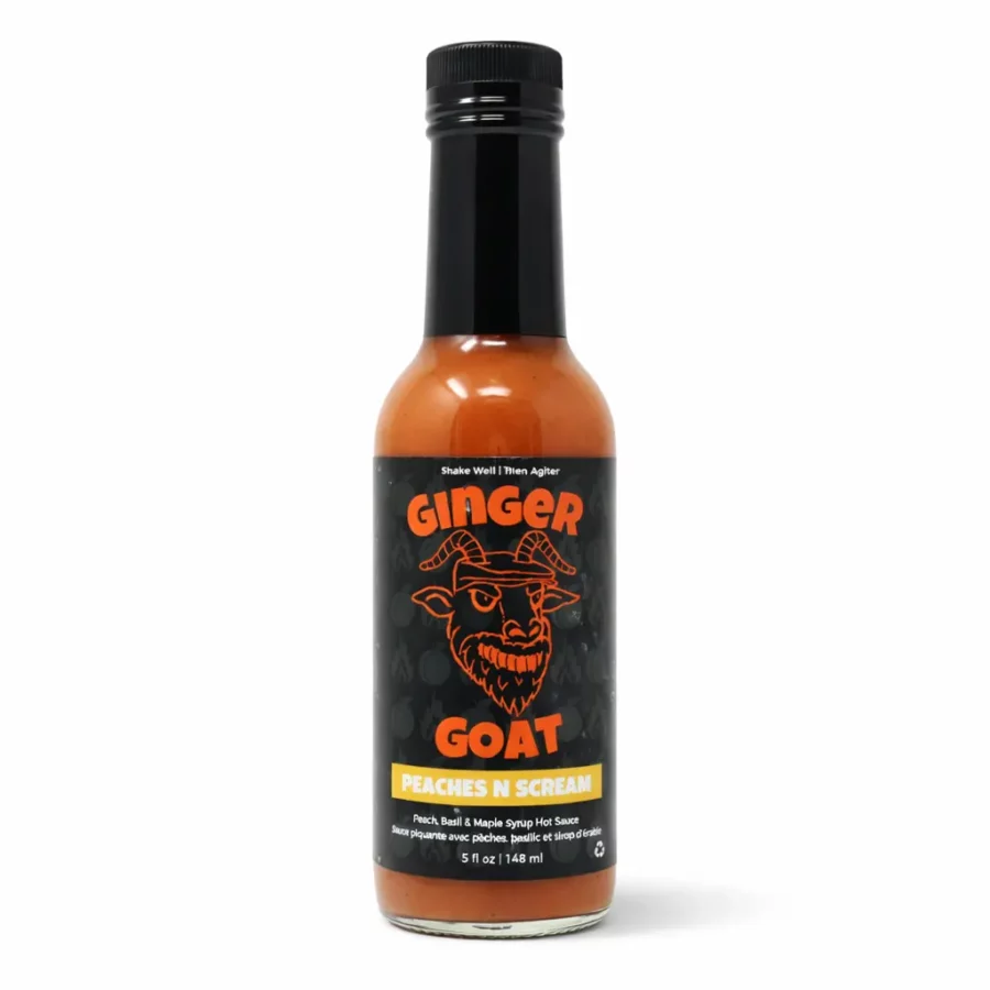 Peach N Scream Ginger Goat - Pêche Basilic et Sirop d'érable