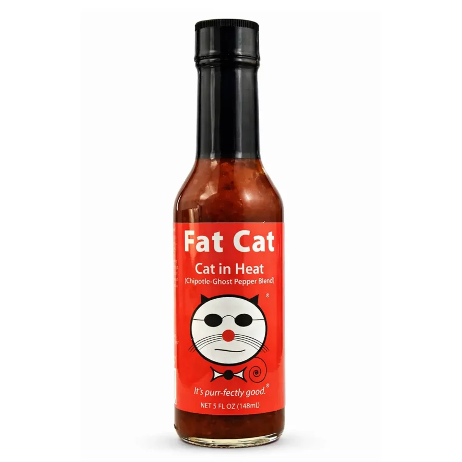 Sauce Cat In Heat Fat Cat Rouge à la Tomates Grillées et Piments Fumés