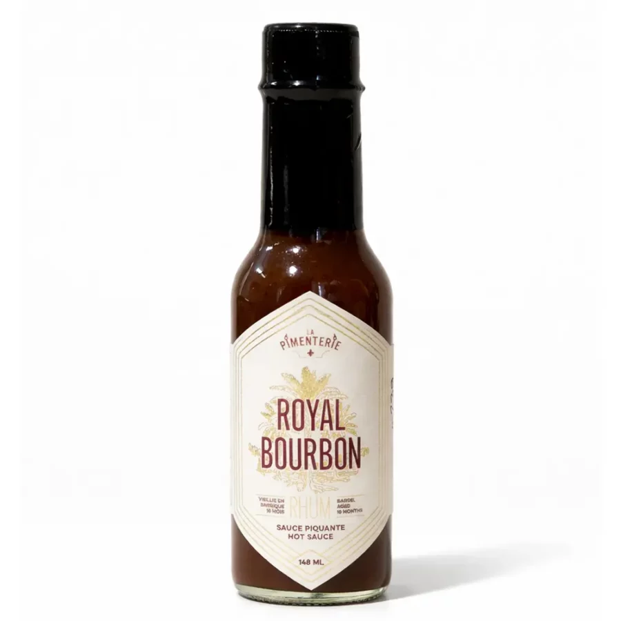 Sauce La Pimenterie Grande Réserve Royal Bourbon édition limité Vieillie en fût de rhum
