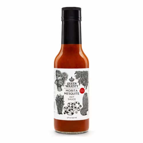 Sauce Morita Mesquite Queen Majesty barbecue Fumée et boisée