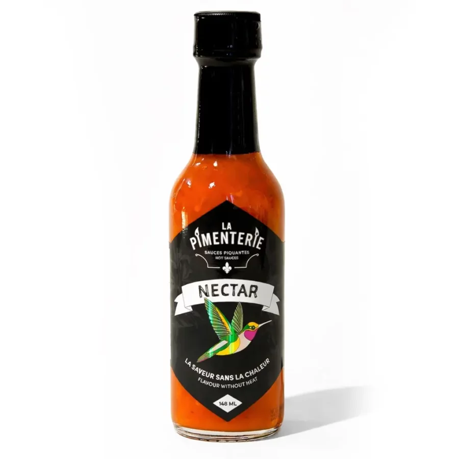 sauce piquante qui ne pique pas, nectar de la pimenterie