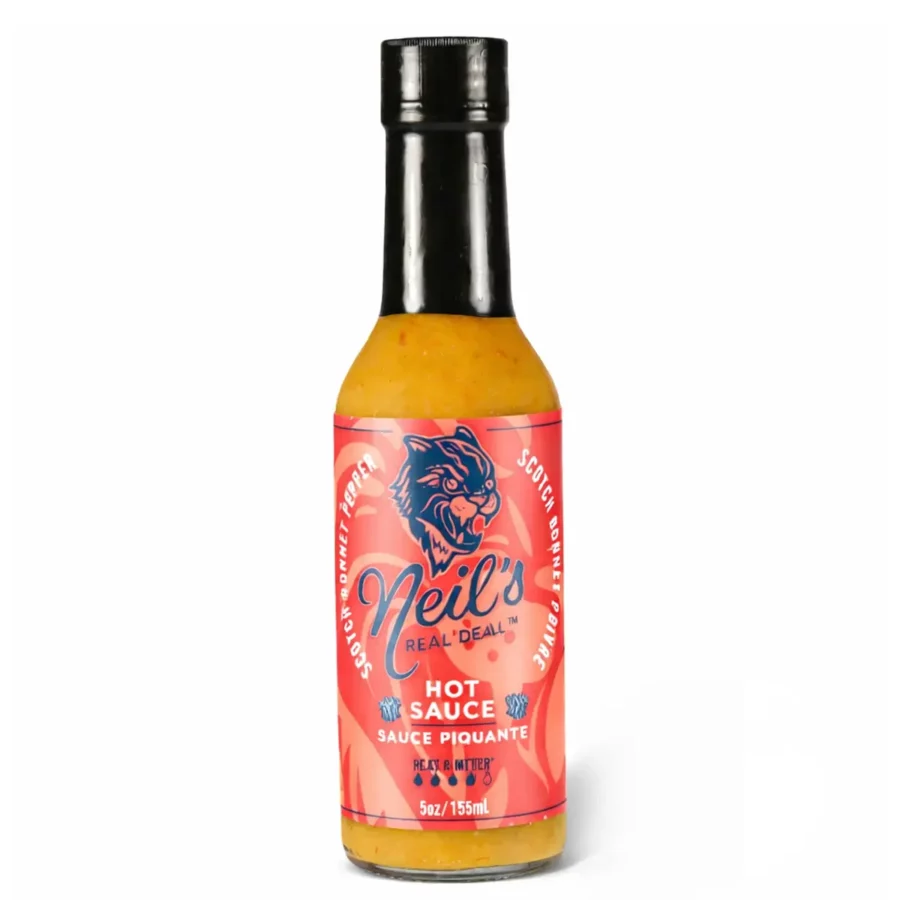 sauce au piment scotch bonnet des chez neils