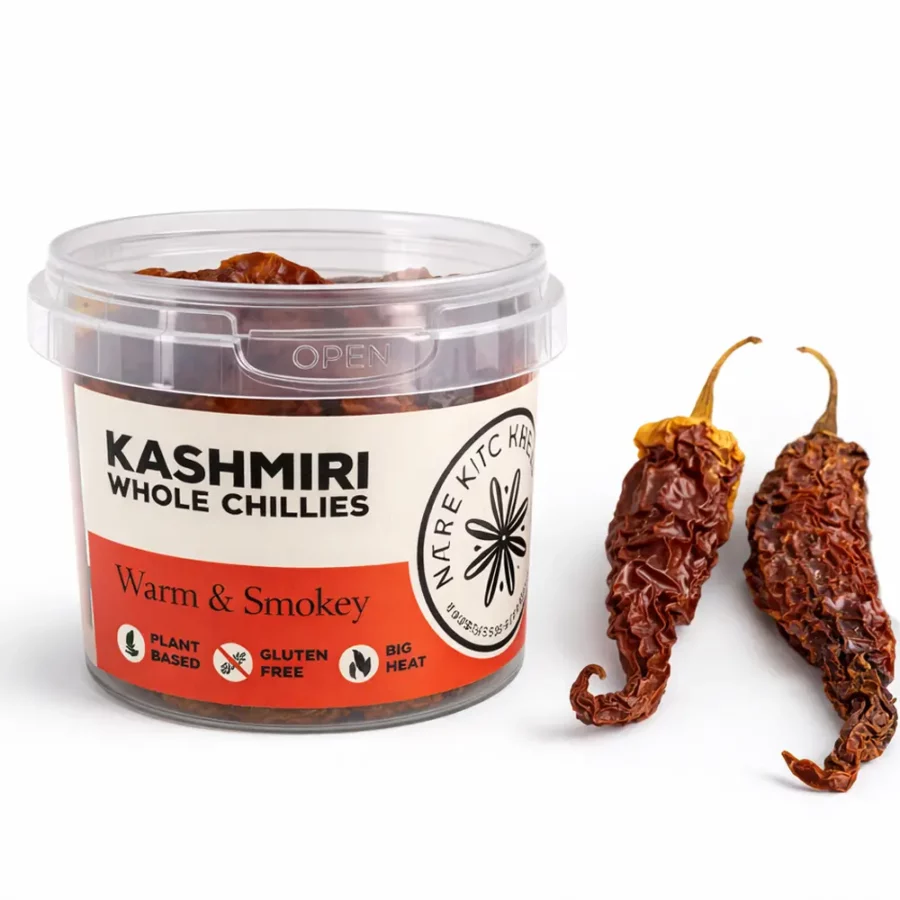 kashmiri sec piments déshydratés faible piquant couleur rouge intense épices