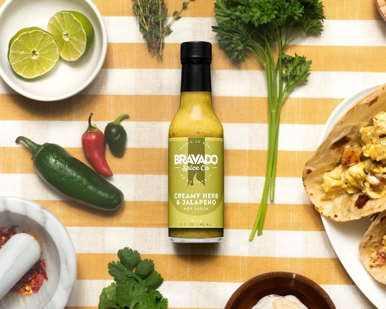 sauce bravado verte ail persil