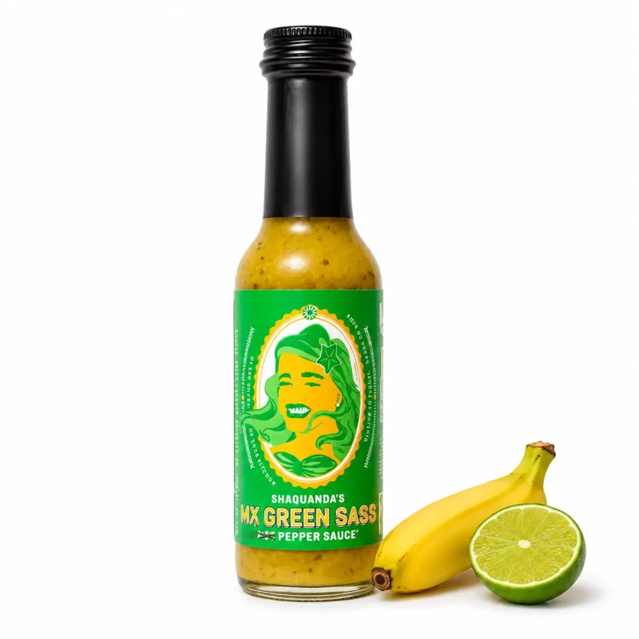 Sauce Shaquanda's Mx Green Sass Banane et Citron Vert
