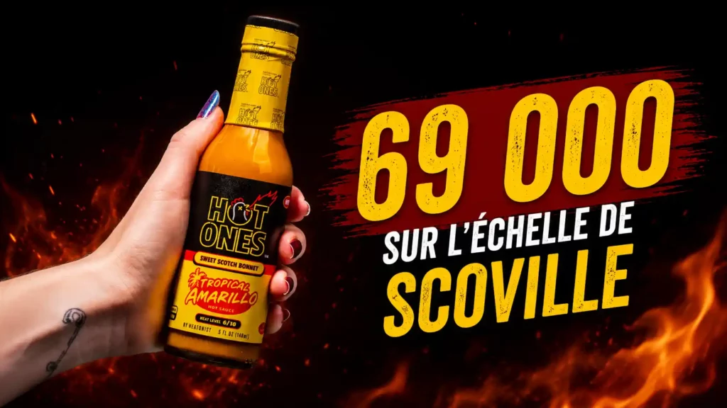 sauce piquante mangue ananas de chez hot ones