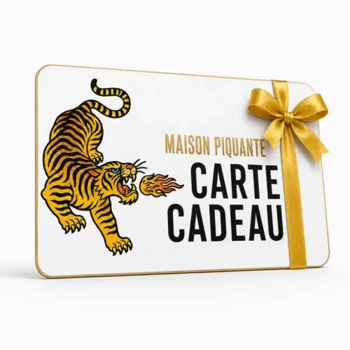 la carte carte pour acheter des sauces piquantes
