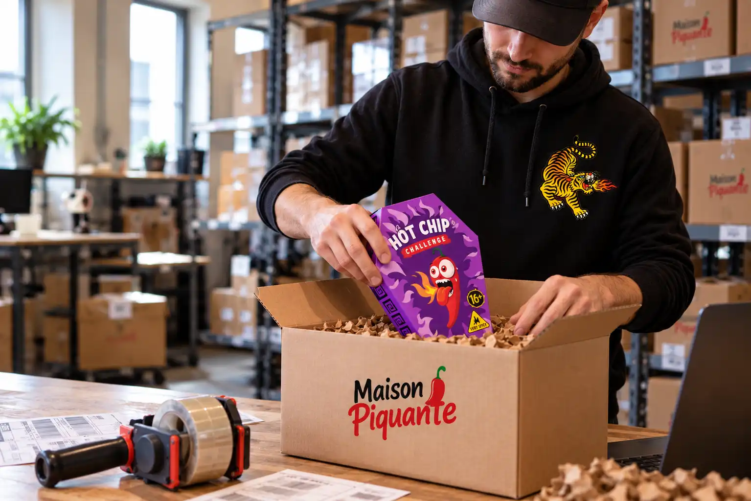 acheter chez maison piquante les Hot Chip Challenge